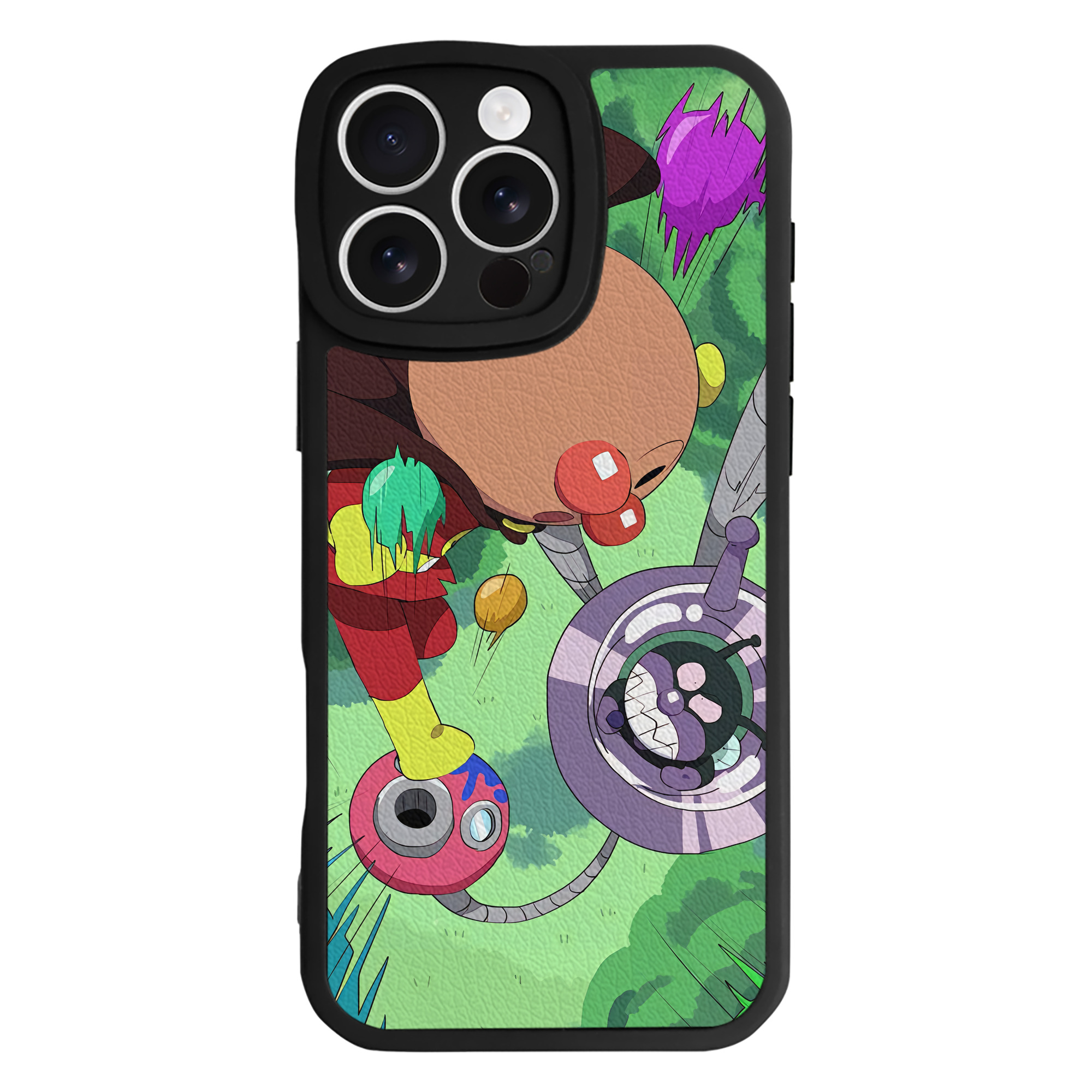 （画像用） アンパンマン Anpanman 【iPhone 16シリーズ対応】シリコンスマホケース（レザー調） 材質：シリコン